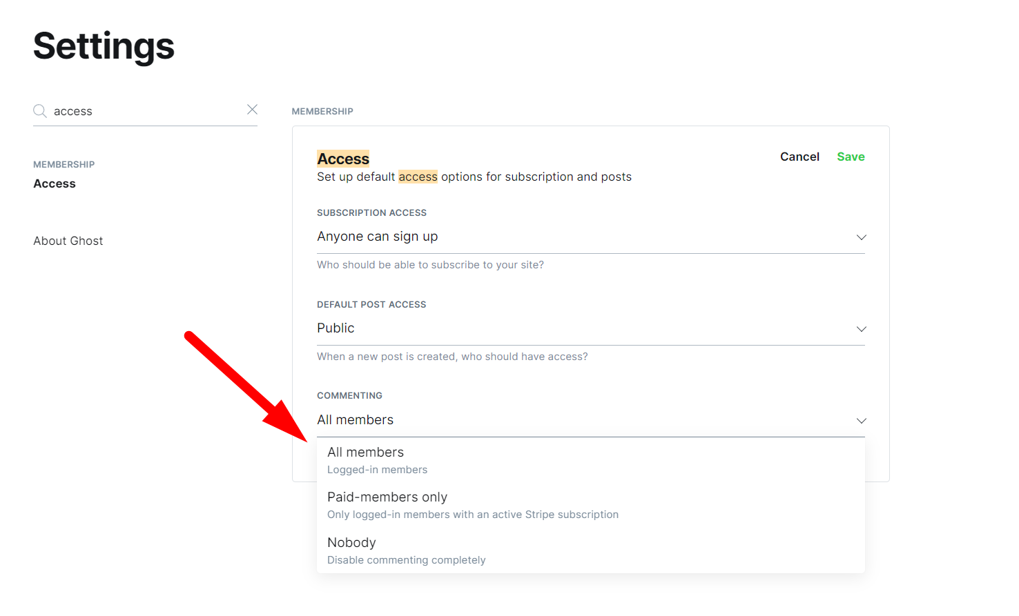 How to enable Native Comments