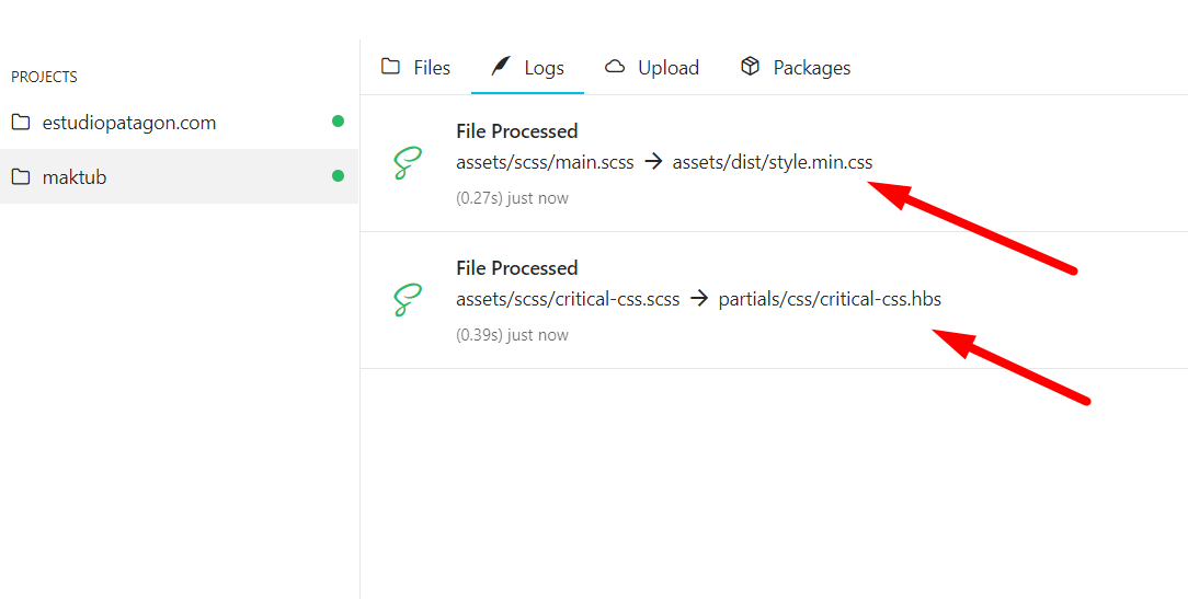 Ensure both files are compiled on the “Error log”