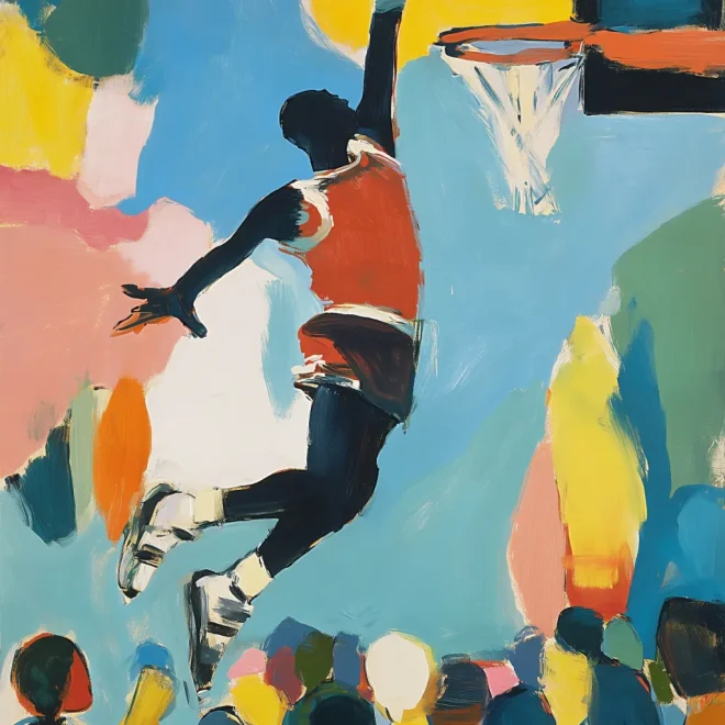 Jordan’s legendary dunk